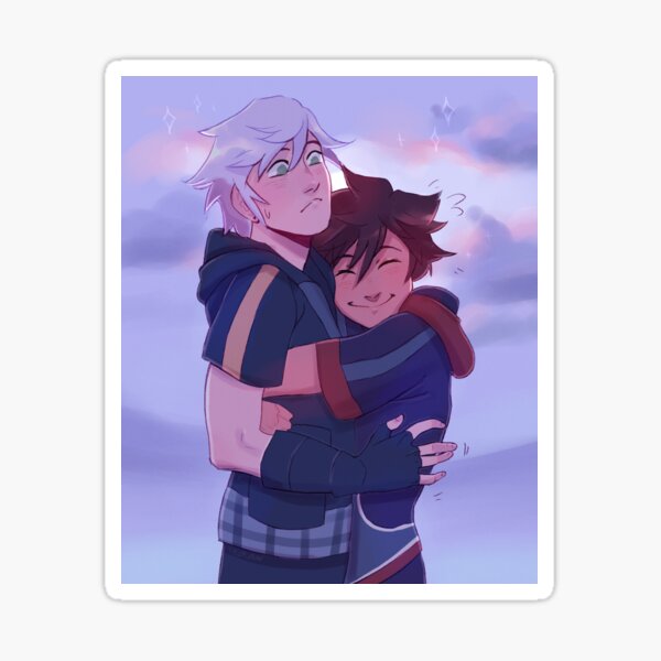Vista previa del artículo con la obra «Corazones del reino - Soriku Sora y Riku», diseñado y vendido por tylerjaay.