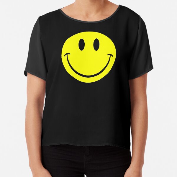NDVH Smiley Chiffon Top