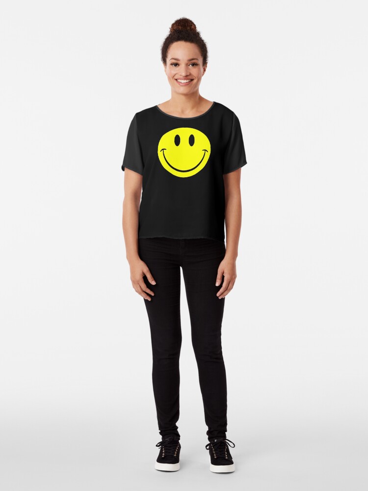 Alternate view of NDVH Smiley Chiffon Top