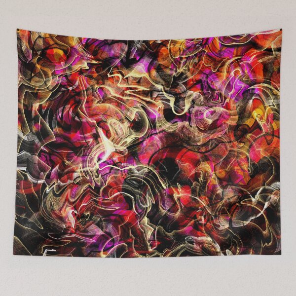 Item preview, Hippie color swirl designed and sold by VWDigitalPaint.