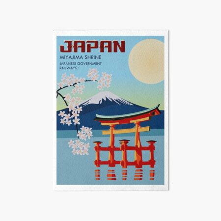 Artikel-Vorschau von Japan-Reiseplakat, designt und verkauft von samwellcollins.
