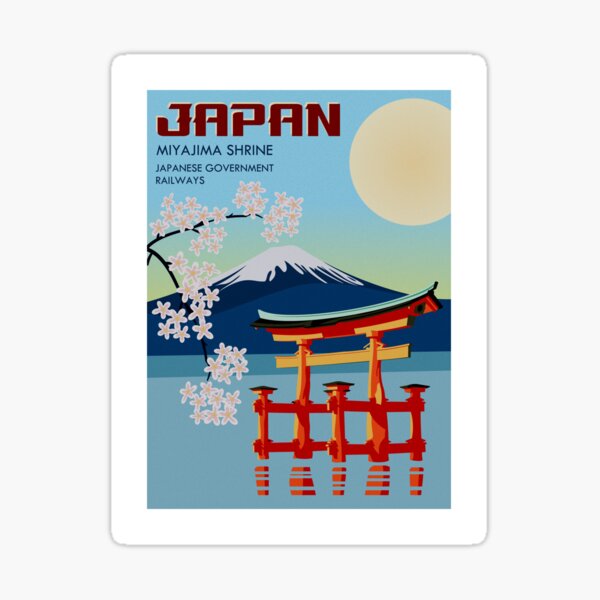 Item preview, Japan Travel Poster designed and sold by samwellcollins.