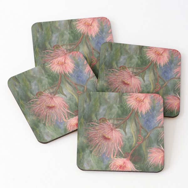 Item preview, Flower gum eucalyptus Australia pink gumtree  designed and sold by Furbabies4eva.