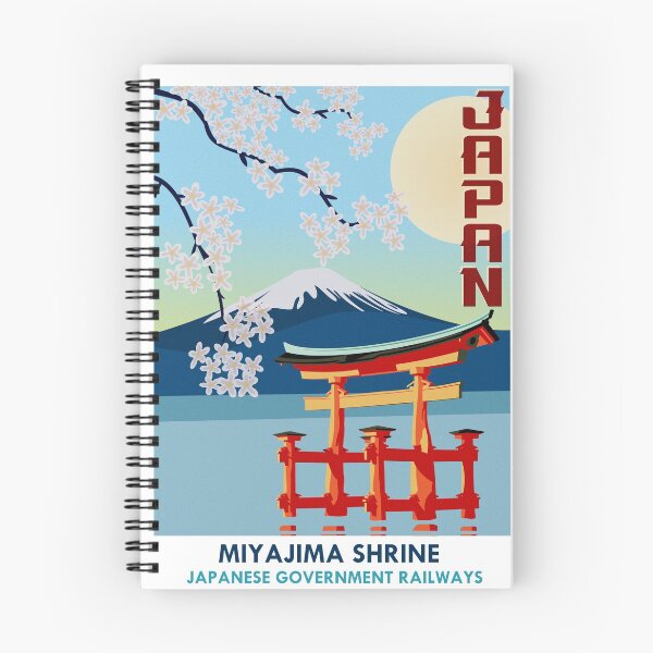 Item preview, Vintage Japan Travel Poster designed and sold by samwellcollins.