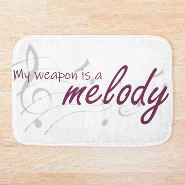 Item preview, My weapon is a melody - "I Raise a Hallelujah" by Bethel Music designed and sold by ArtworkBySarahN.