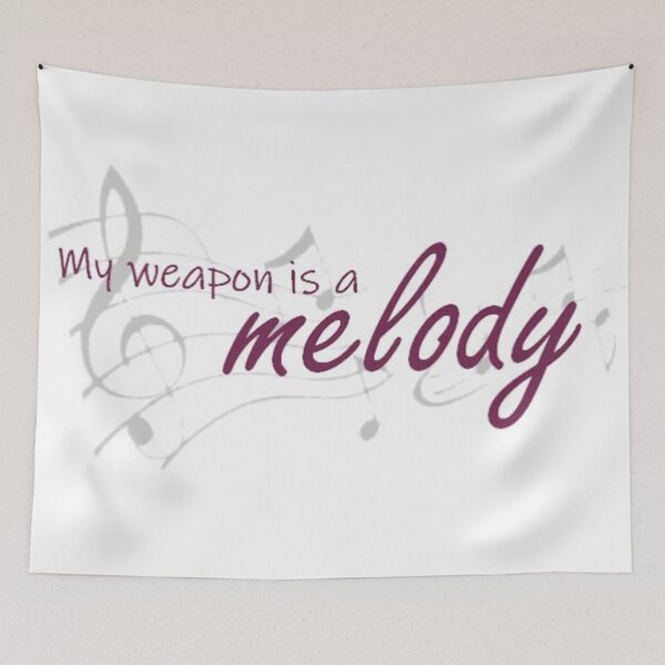 Item preview, My weapon is a melody - "I Raise a Hallelujah" by Bethel Music designed and sold by ArtworkBySarahN.