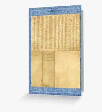 1842 Deed, Edmond M. Simpson to Samuel Simpson, Montgomery County, Tennessee (1) Greeting Card