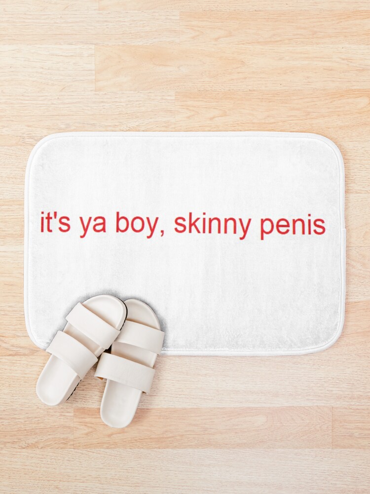 skinny bath mat