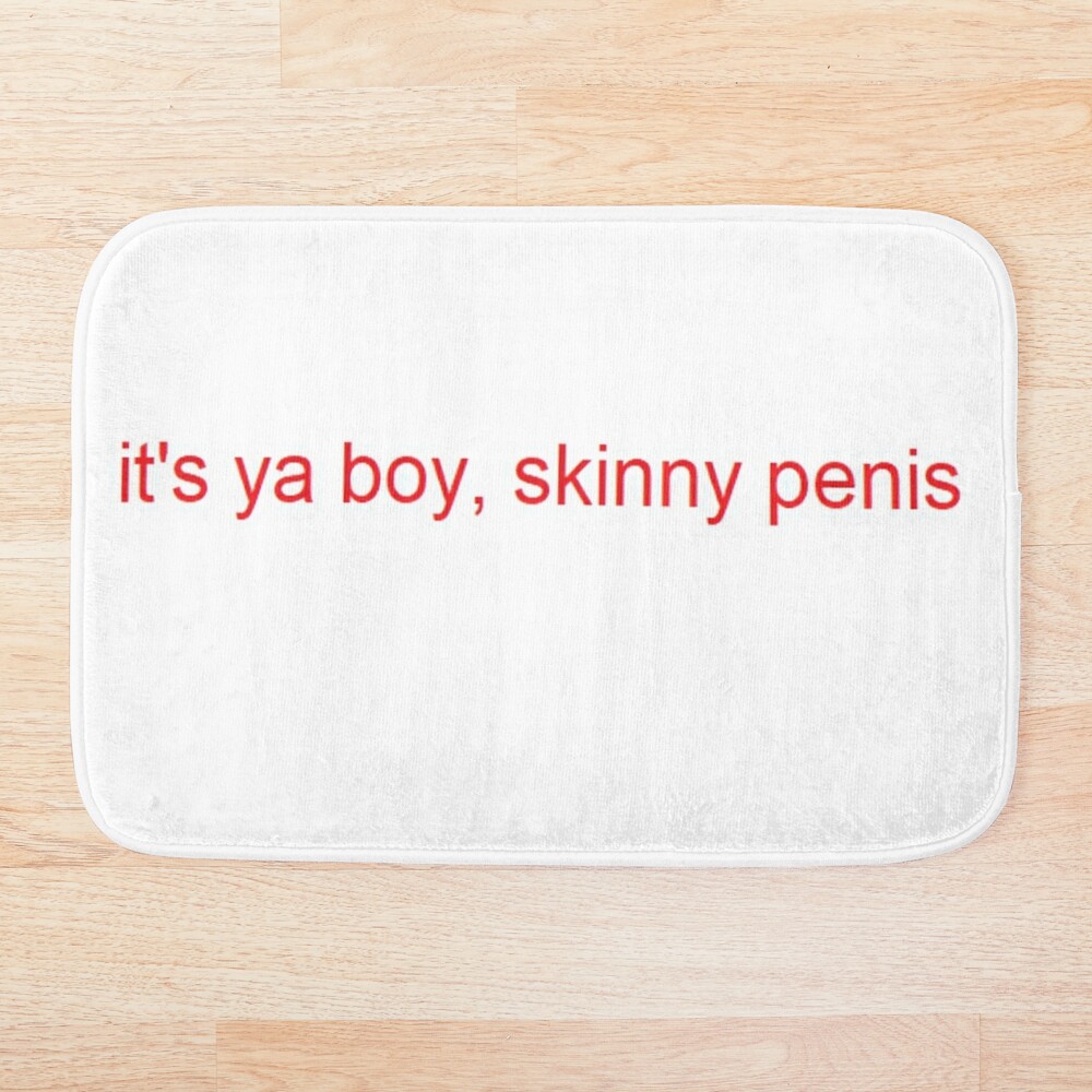 skinny bath mat