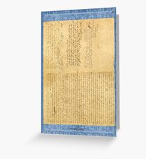 1842 Deed, Edmond M. Simpson to Samuel Simpson, Montgomery County, Tennessee (2) Greeting Card