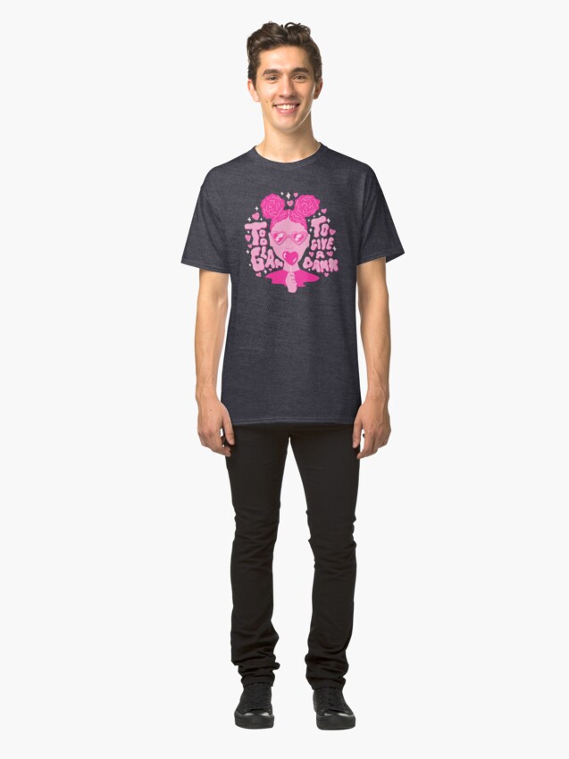 Alternate view of Too Glam to Give a Damn Classic T-Shirt