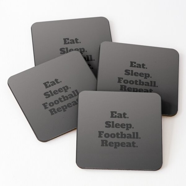 Item preview, Eat Sleep Football Repeat designed and sold by SEEphotos7171.