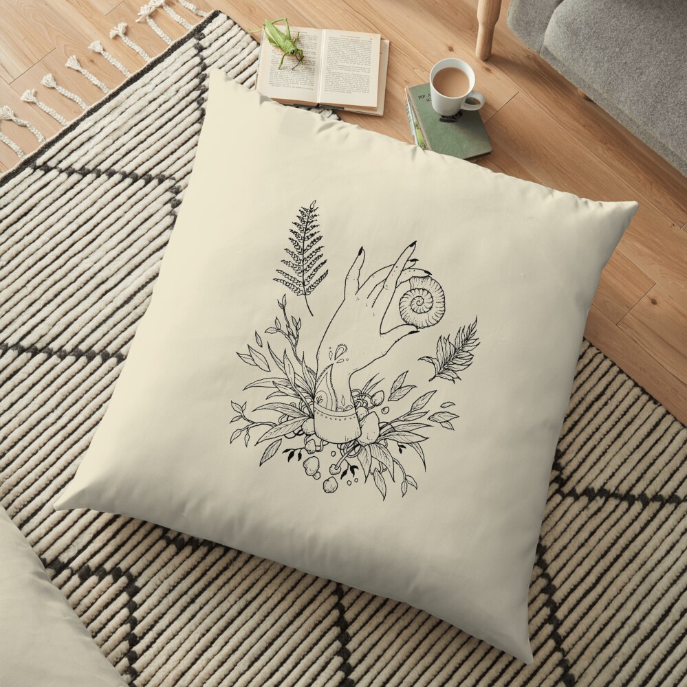 Return to the sea Floor Pillow