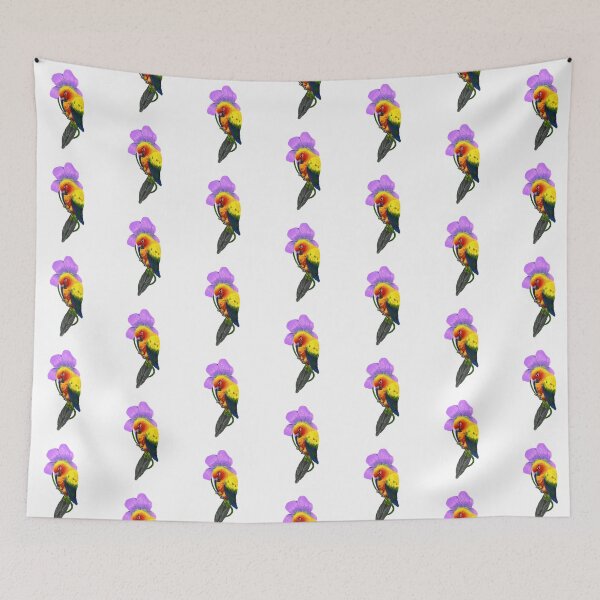 Item preview, Sun Conure with Viola designed and sold by Birdenyia.