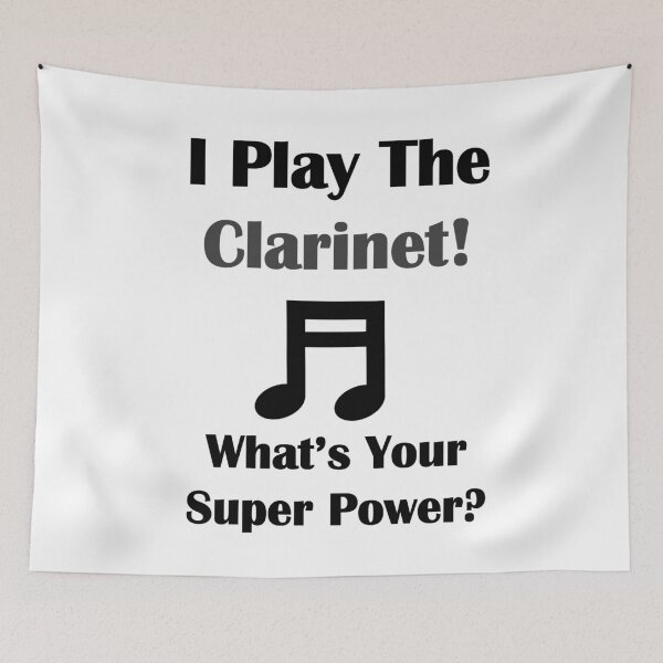 Item preview, I Play The Clarinet! What's Your Super Power? designed and sold by 3Talents.