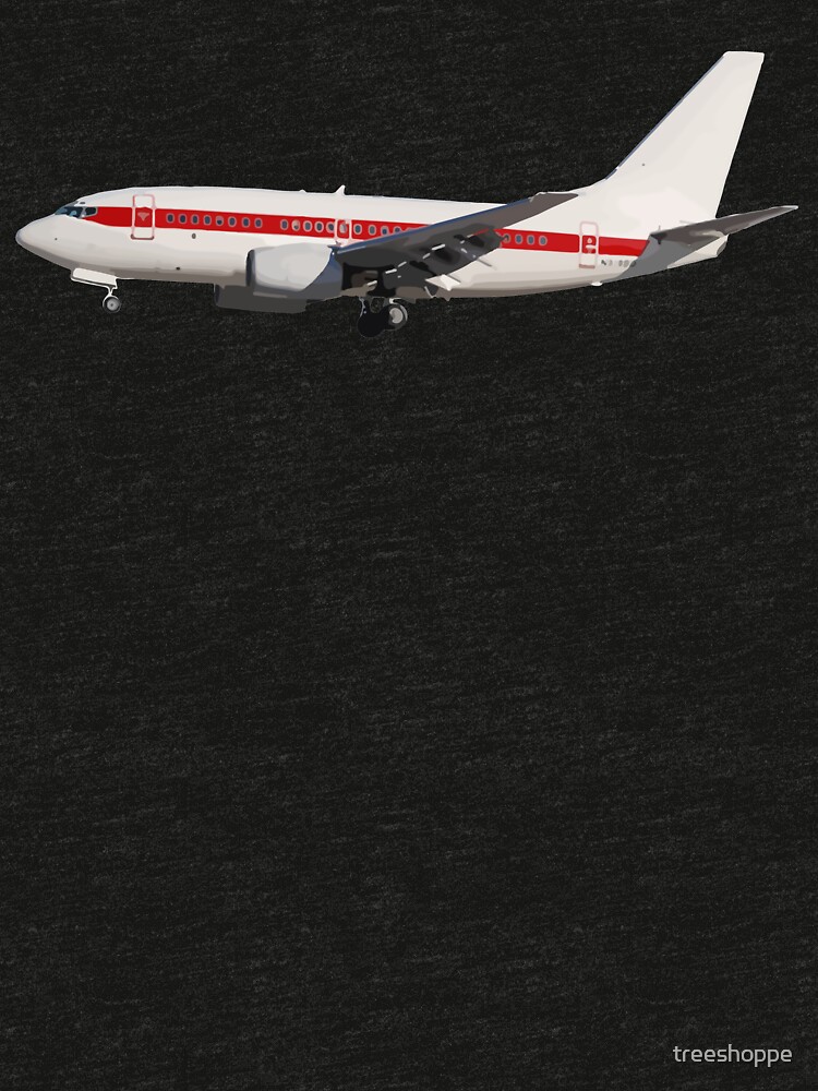 Thumbnail 7 of 7, Tri-blend T-Shirt, Janet Airline Area 51 Secret Transport Plane designed and sold by treeshoppe.