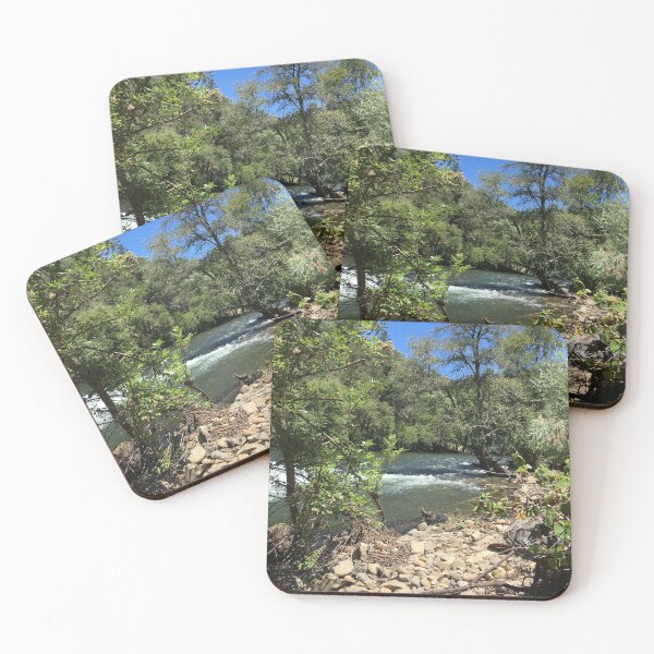 Item preview, Swift river, rocky shore designed and sold by Rita Kindle.