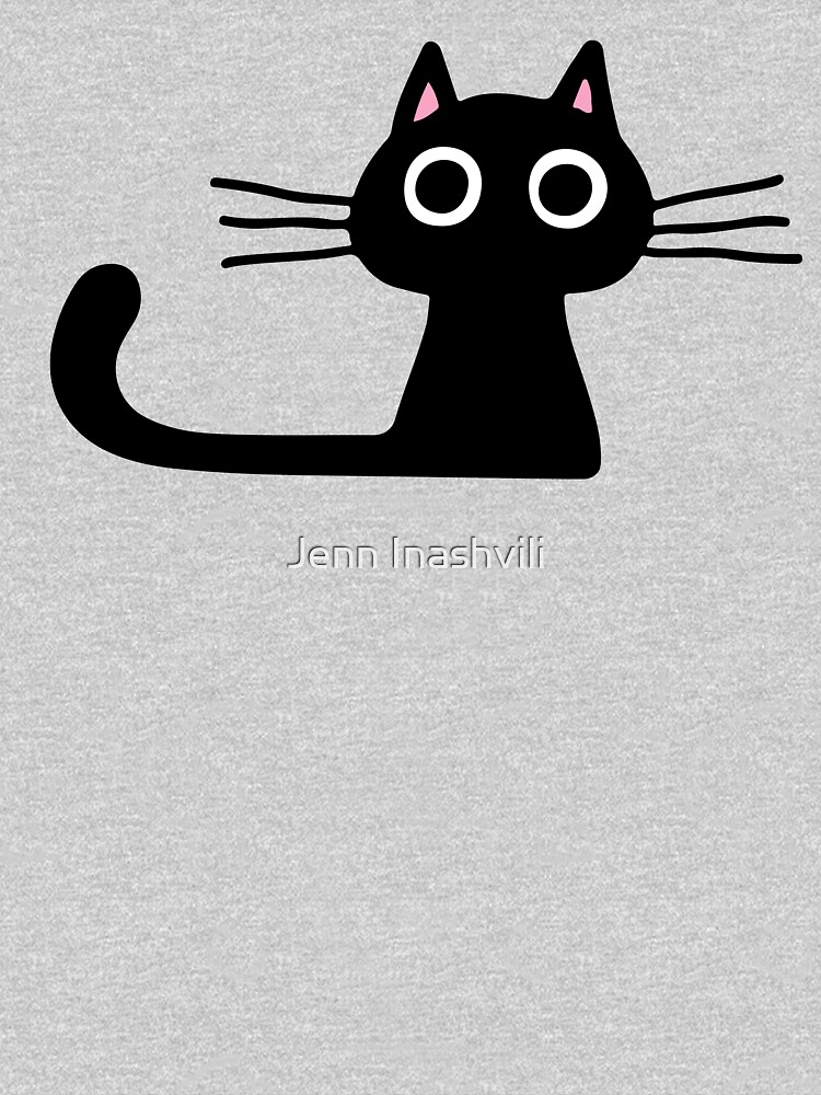 Thumbnail 5 of 5, Toddler Pullover Hoodie, Cutie Kitty Cat Wide Eyed Black Kitten designed and sold by ShortCoffee.