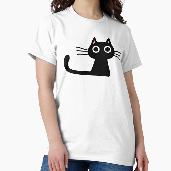 Aperçu de l'œuvre Chaton mignon aux yeux écarquillés, chaton noir créée et vendue par Jenn Inashvili.