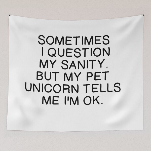 Item preview, QUESTION MY SANITY designed and sold by CalliopeSt.