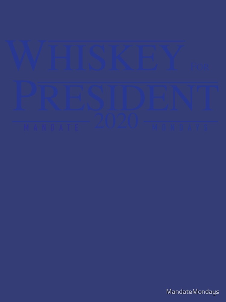 Thumbnail 3 of 3, Tank Top, Whiskey for President 2020 designed and sold by MandateMondays.