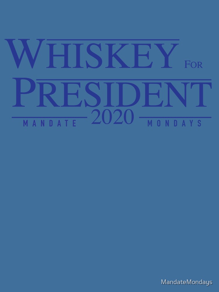 Thumbnail 5 of 5, Lightweight Hoodie, Whiskey for President 2020 designed and sold by MandateMondays.