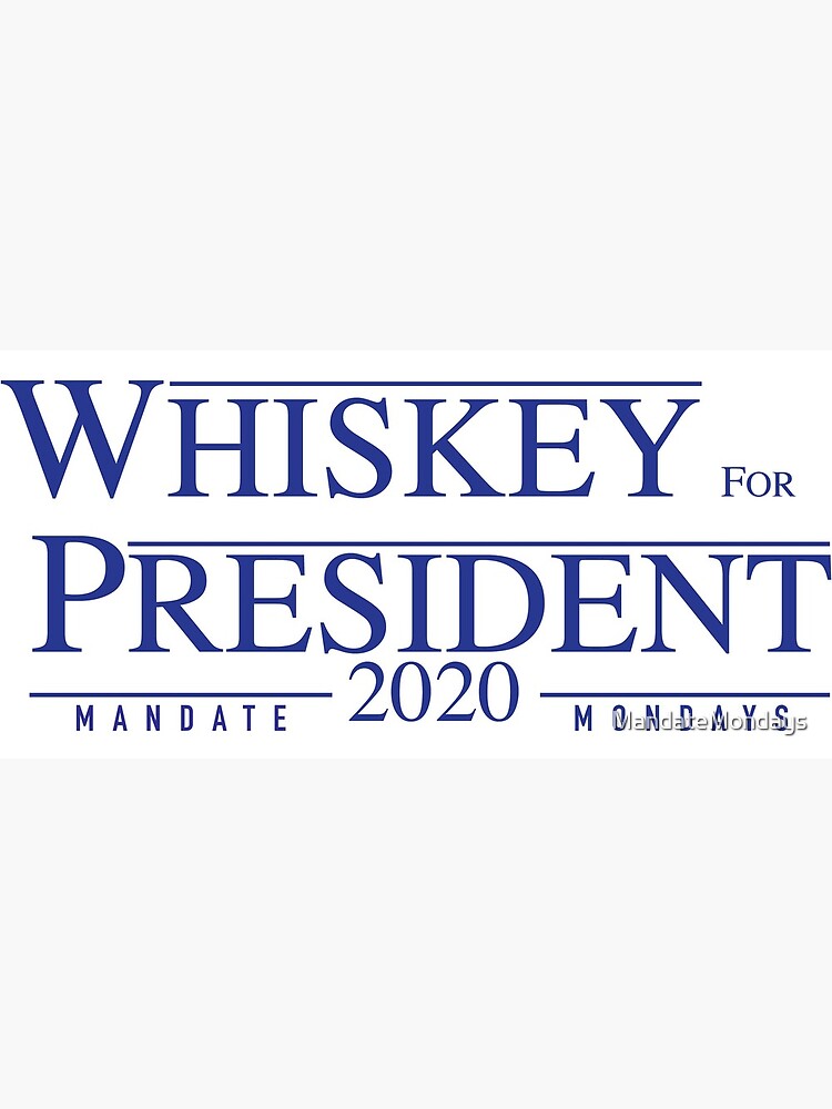 Thumbnail 2 of 2, Postcard, Whiskey for President 2020 designed and sold by MandateMondays.