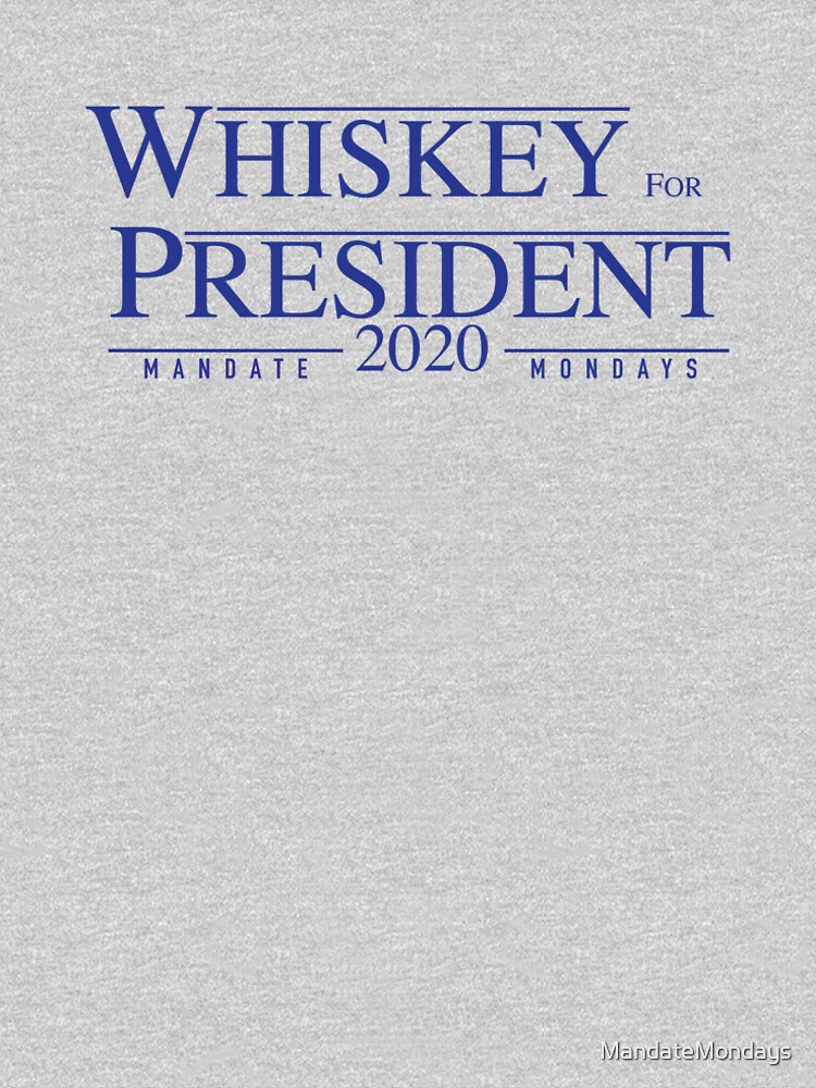 Thumbnail 4 of 4, Premium T-Shirt, Whiskey for President 2020 designed and sold by MandateMondays.