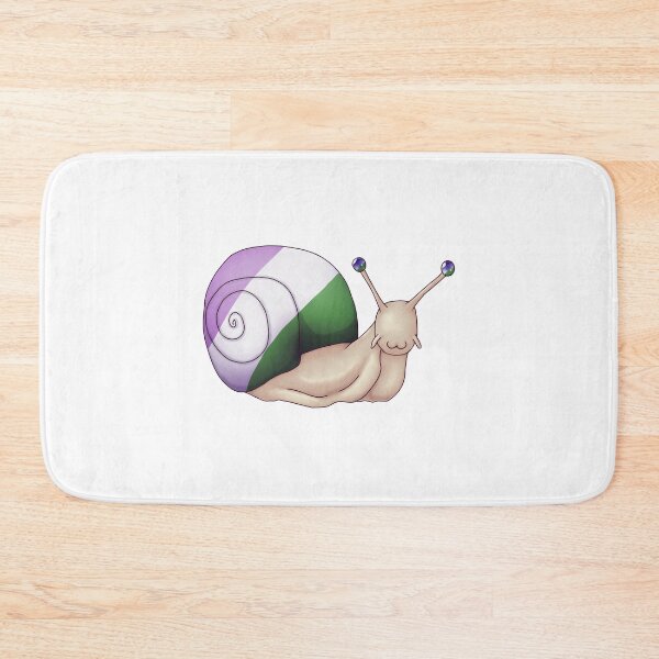 Item preview, Genderqueer Pride Snail designed and sold by PrideSnails.