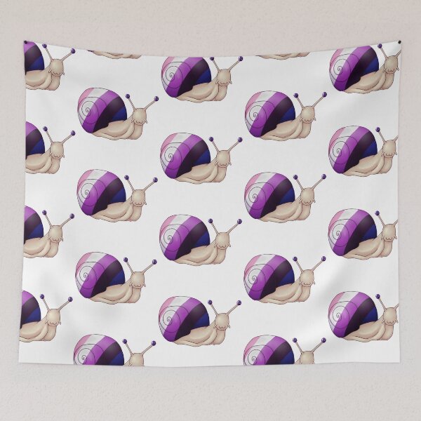 Item preview, Genderfluid Pride Snail designed and sold by PrideSnails.