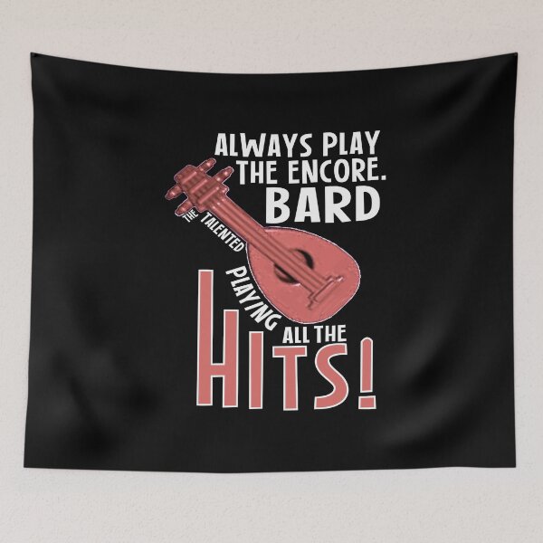 Item preview, BARD Fantasy Board Game graphic Funny RPG Meeple Tee designed and sold by woodsgoodsco.