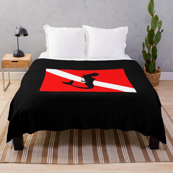 Item preview, Dive Flag design Mermaid Scuba Diving Gift Tee designed and sold by woodsgoodsco.
