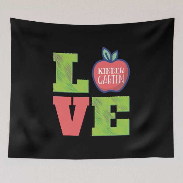 Item preview, Love Kindergarten Teacher Appreciation Gift design designed and sold by woodsgoodsco.