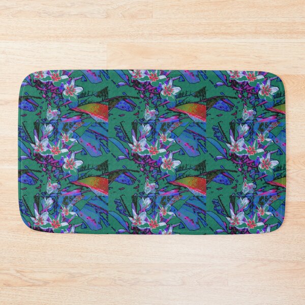 Item preview, Frangipani blue  designed and sold by ginnymac.