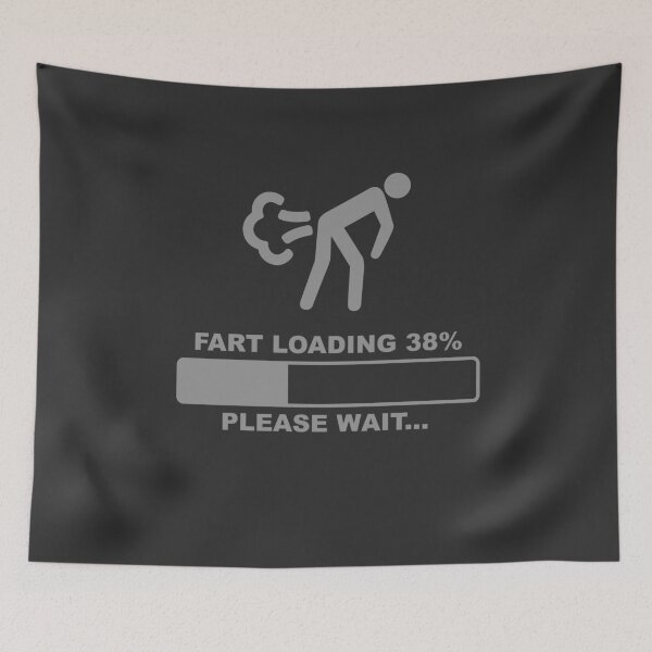 Item preview, Fart Loading, Please Wait - WHITE - OPACITY - ENG - V2 designed and sold by Alcino Major.