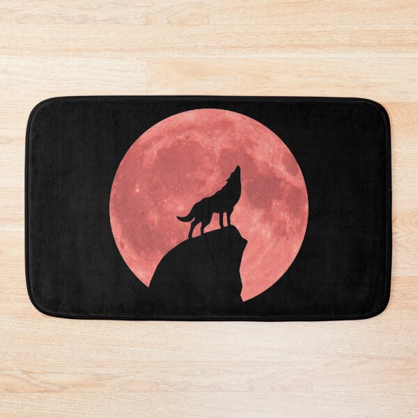 Item preview, Wolf Howling at a Blood Moon designed and sold by Rockett Graphics.