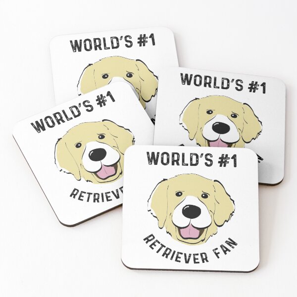 Item preview, No 1 Golden Retriever Fan Retriever Dog Fan designed and sold by oberdoofus.