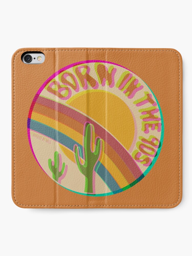 Alternate view of Born in the 90's in 3D iPhone Wallet