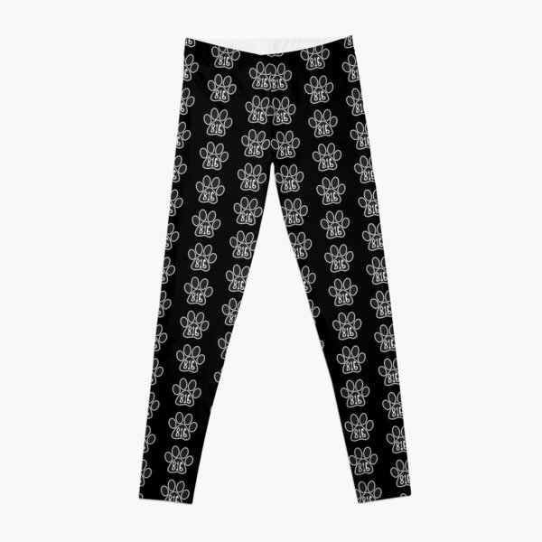 Hand Drawn Paw Missouri State 816 Area Code Leggings