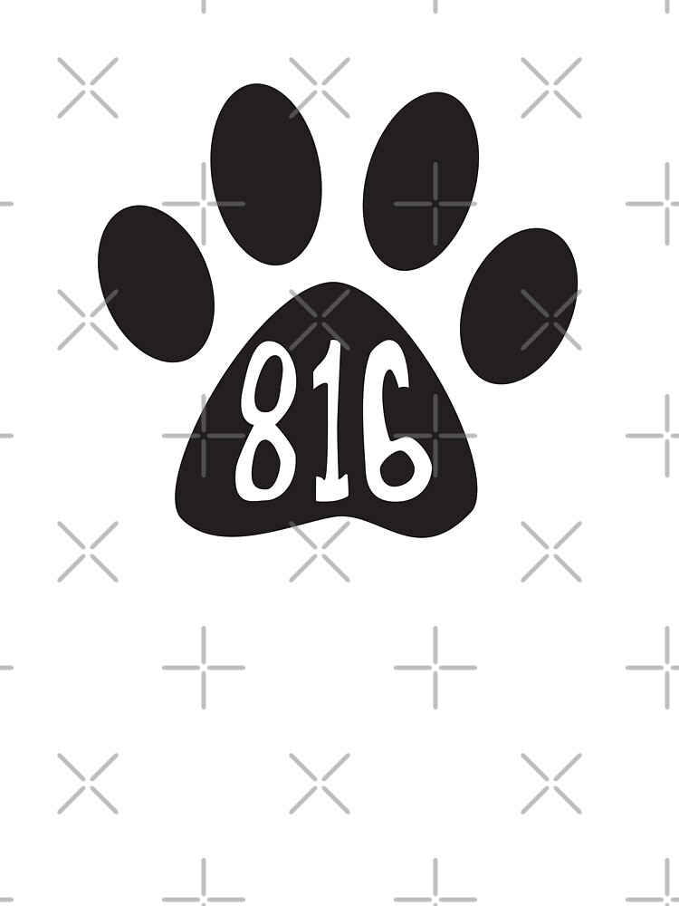Hand Drawn Paw Missouri State 816 Area Code Baby One Piece By Itsrturn Redbubble