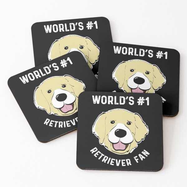 Item preview, No 1 Golden Retriever Fan Retriever Dog Fan designed and sold by oberdoofus.