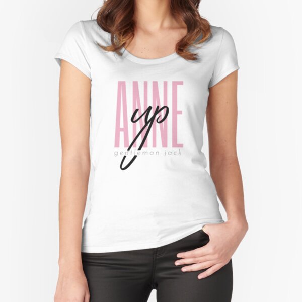 Anne Up : Gentleman Jack - Pink Fitted Scoop T-Shirt