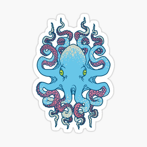 Twisted Tentacles Sticker