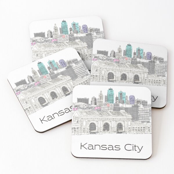 Item preview, Hand Drawn Kansas City Skyline designed and sold by itsrturn.