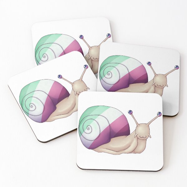 Item preview, Abrosexual Abroromantic Pride Snail designed and sold by PrideSnails.