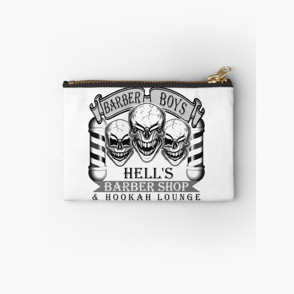 Item preview, Barber Skulls: Hell's Barber Shop & Hookah Lounge designed and sold by sdesiata.
