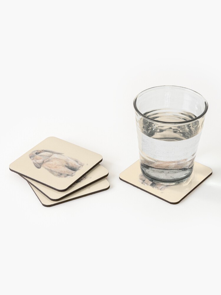 Alternate view of Cute Little Peter Rabbit Coasters (Set of 4)