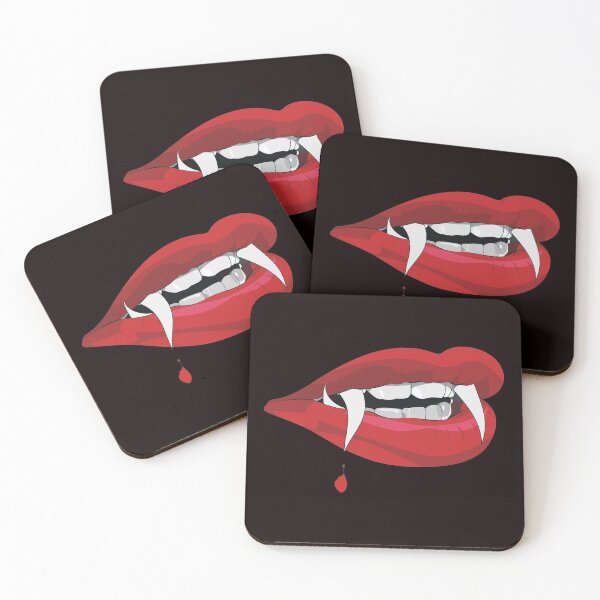 Vampire woman Coasters (Set of 4)