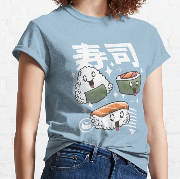 Surfer Sushi Rice Soy Sauce - Kawaii Maki Gift T-Shirt