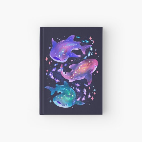 Cosmic Whale Shark Hardcover Journal